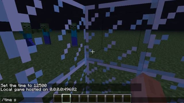 Интересные Секреты в Minecraft 1.5.2 (День,а зомби не горят.) смотреть онлайн