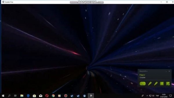 HTC VİVE coaster space VR