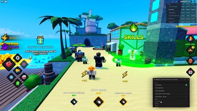 Anime Souls Simulator Script/Hack (AutoFarm, Auto Quest, Dupe Fruits) *PASTEBIN* смотреть онлайн