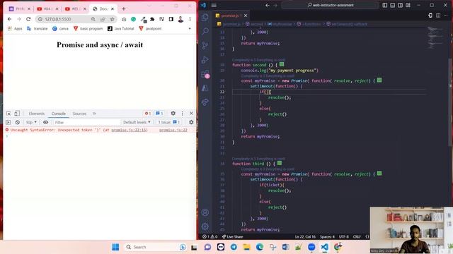 JavaScript Bangla Tutorial | Promises | Async & Await in JavaScript смотреть онлайн
