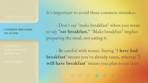 Understanding "Have Breakfast": A Simple Guide for English Learners
