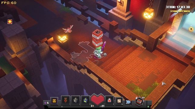 Minecraft Dungeons. Башня - все этажи смотреть онлайн
