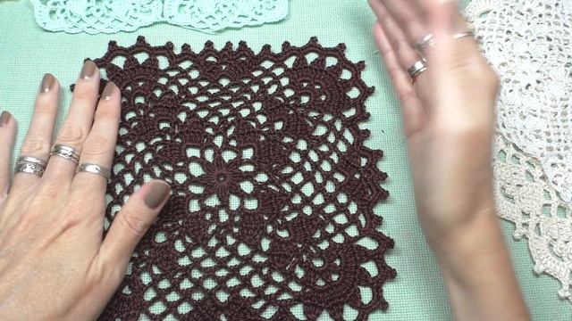 Ажурная салфетка, из чего вязалась?! смотреть онлайн