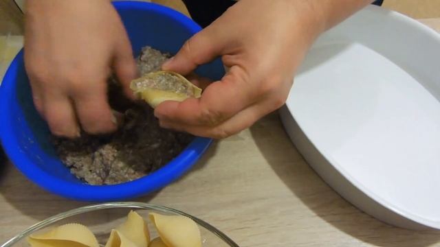 фаршированные ракушки паста смотреть онлайн