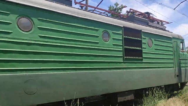🇬🇪 электровоз 4E10-1768 резервом, Грузия,Тбилиси/4E10 electric locomotive Georgian railways,Tbilisi смотреть онлайн