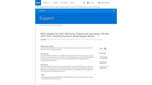 Intel B460 and H410 Chipsets Don't Support 11th Gen Core Rocket Lake смотреть онлайн