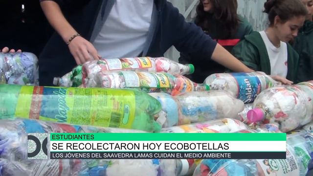 Estudiantes del Saavedra Lamas recolectan ecobotellas смотреть онлайн