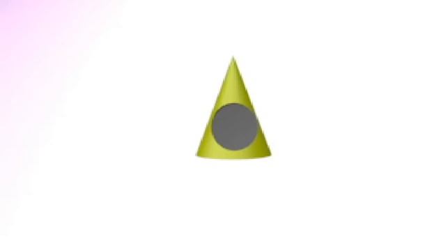 4 Пересечение цилиндра и конуса в 3D смотреть онлайн