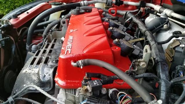 4G Eclipse Engine Bay Valve Cover Paint Update 4G69 смотреть онлайн