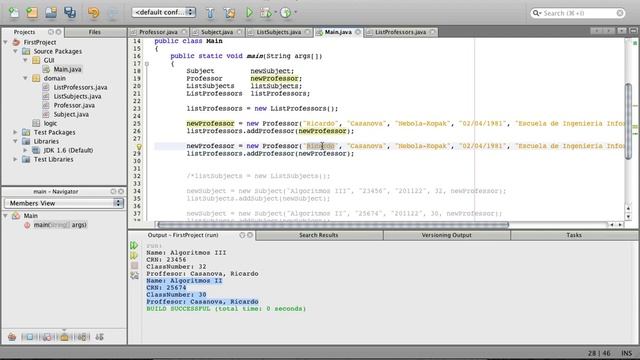 Desarrollando en Java con tres capas (domain, logic, GUI) смотреть онлайн