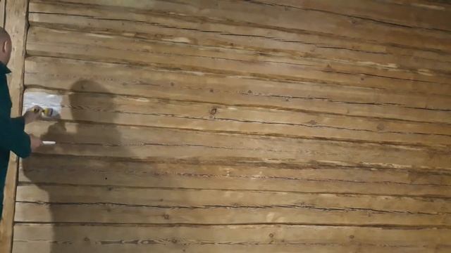 Закончил шлифовку старого сруба и покрасил стены из бруса. результат меня вдохновляет! смотреть онлайн