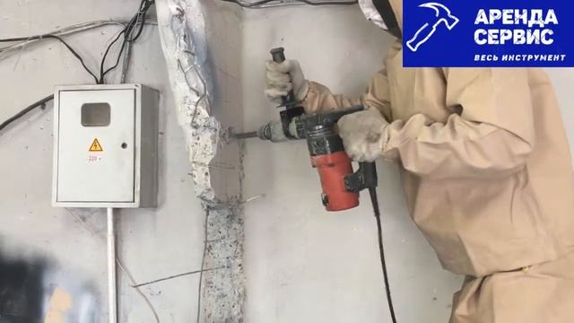 Отбойный молоток TAYDY 16 Дж, 8 кг, демонтаж бетонной стены смотреть онлайн