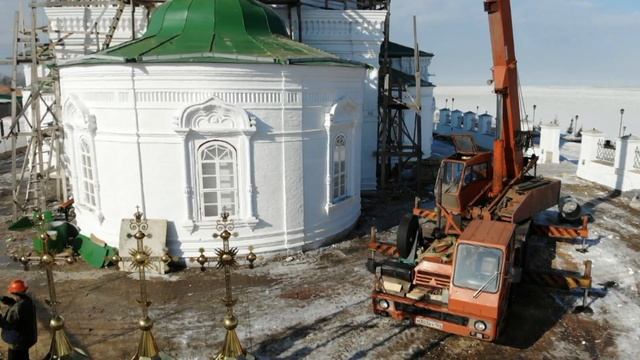 К 400-летию Енисейска. Реконструкция Богоявленского собора. смотреть онлайн
