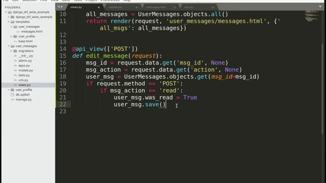 Django Rest Framework | POST Request Example with Axios смотреть онлайн