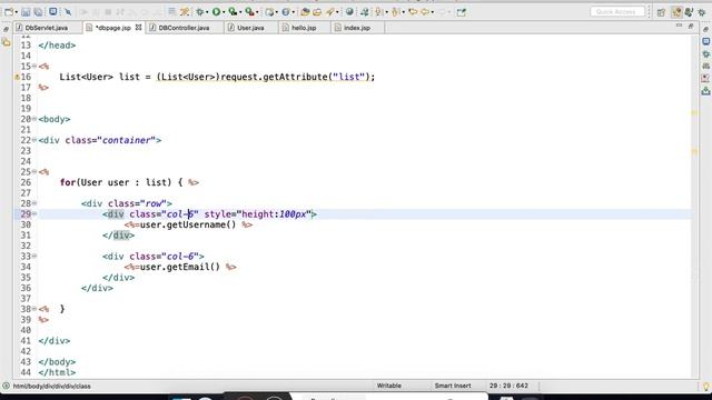 9 Servlet JSP and JDBC integration, Styling with Bootstrap. смотреть онлайн