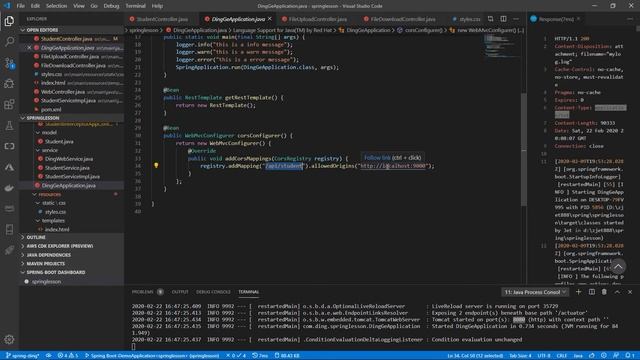 Spring Boot教程 #23 跨站点资源的共享 CORS смотреть онлайн