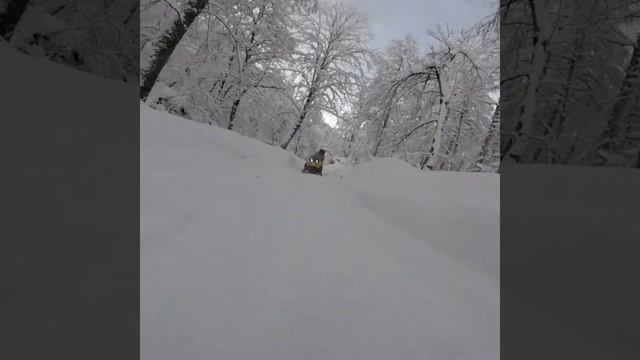 Катания на снегоходах, Красная Поляна. смотреть онлайн