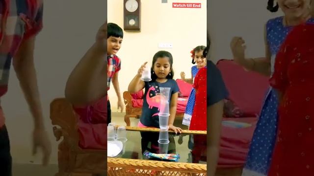 BUILDING GLASS TOWER CHALLENGE ??? || Who Loose The Challenge ?#shorts #kidsfun #challenge #ytshort смотреть онлайн
