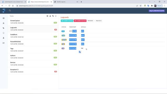 P1 - Overview Of The Extent Reports | Extent Reports |