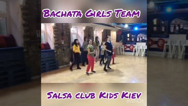 Bachata Girls in Salsa club kids Kiev, Ukraine смотреть онлайн