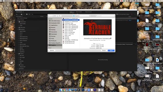Exporting PSD files in Adobe Media Encoder смотреть онлайн