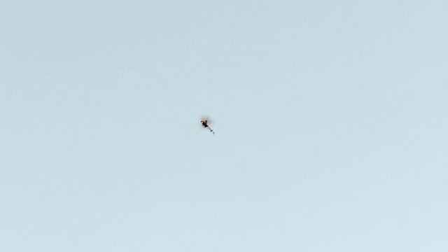 TEST Infrared induction helicopter left free in the sky. смотреть онлайн