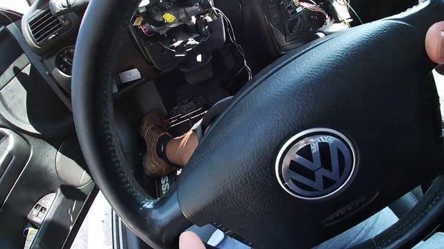VW Passat B5.5 / 3BG / B5 Turn Signal Switch Change смотреть онлайн