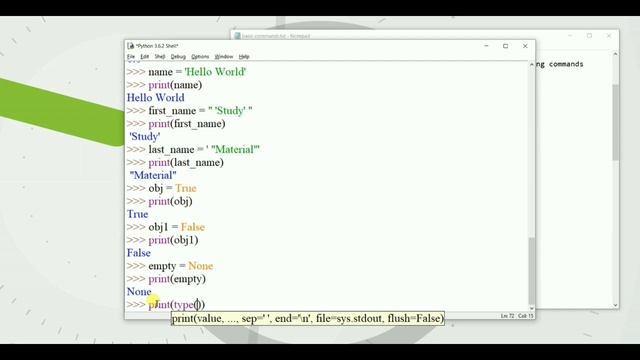 05. Basic Syntax In Python || Part-2 || Python Tutorial || By Arihant Jain || Study Material смотреть онлайн