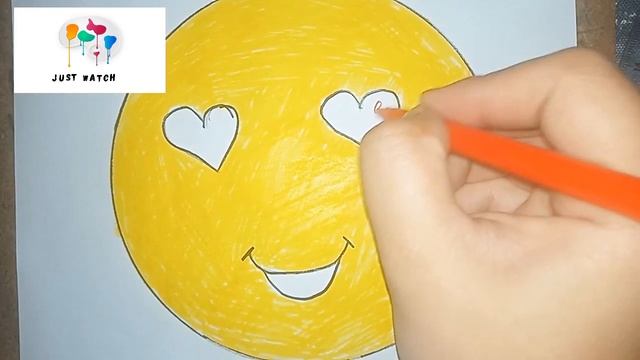 How to draw love react emoji ?||beautiful drawing||pencil drawing step by step|drawing for beginner смотреть онлайн