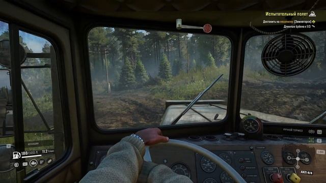 SnowRunner - Прохождение миссии ( Испытательный полет ) Taymyr - Challenging game mode смотреть онлайн