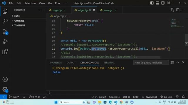 3. Error cause Object hasOwn | ES13 Features | Full Stack Adda смотреть онлайн