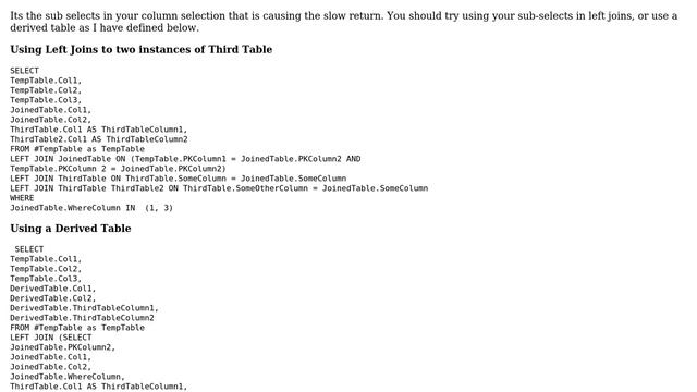 SQL Select taking too much time to execute (5 Solutions!!) смотреть онлайн