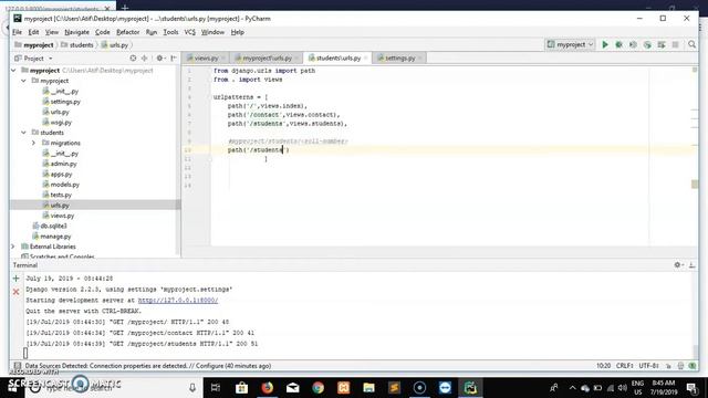 Django Tutorial 6. Passing arguments through url (urdu/hindi) смотреть онлайн