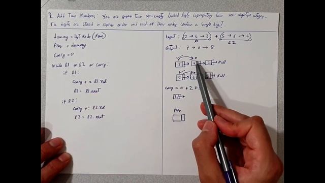 LeetCode Add Two Numbers Solution Explained - Python смотреть онлайн
