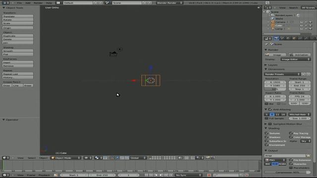 Rotating Views with NumberPad in Blender 2.5 - Blender 3D смотреть онлайн