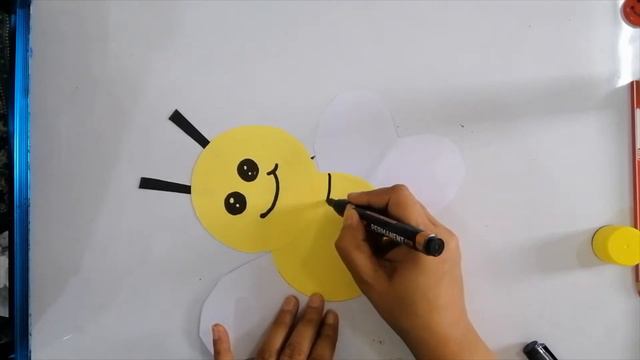 How to make Paper Honey Bee | DIY Paper Honey Bee | kids crafts | Art World Of Kashifa - Junior смотреть онлайн