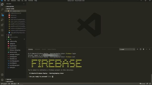 Deploy an Angular App to Firebase Hosting смотреть онлайн