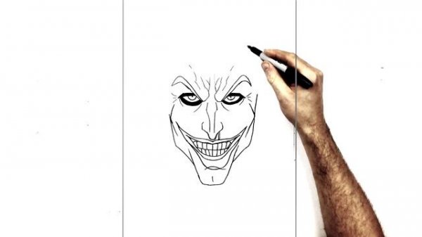 How to Draw Joker (2019) | Step by Step | DC