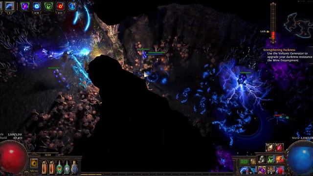 Path Of Exile, Templar Hierophant Arc Totem, 3.4 Delve