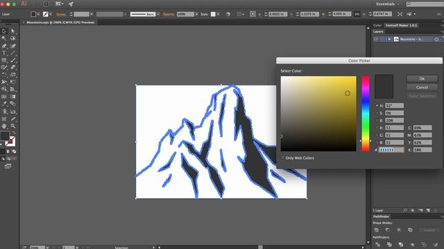 How to Change Color of elements in Illustrator смотреть онлайн