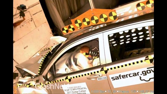 2011 Dodge Caliber | Frontal Crash Test by NHTSA | CrashNet1 смотреть онлайн