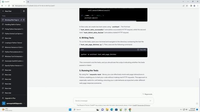 Mocking a web page in Python смотреть онлайн
