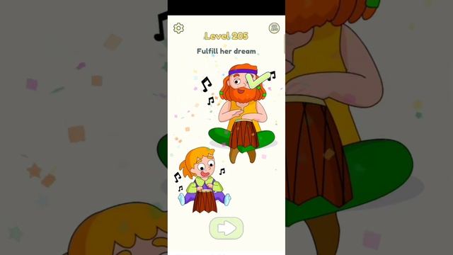 DOP 2 Level 205 - Fulfill her dream - Channel Game Mikir смотреть онлайн