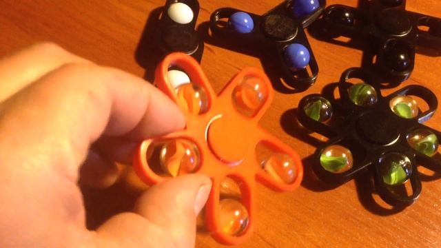 Hand spinner: with moving balls на 3d принтере смотреть онлайн