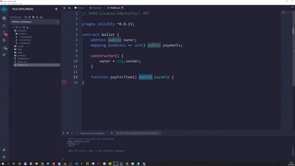 Пишем смарт-контракт для Ethereum на Solidity