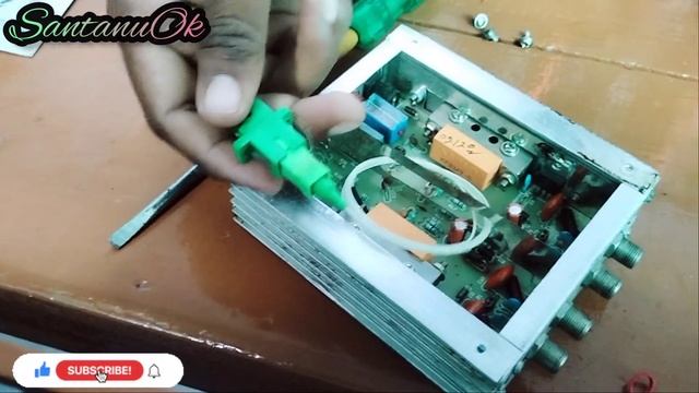 DC Node Cable Tv 4out Repairing || How to Change 4out Node Optical Socket by Santanuok.. смотреть онлайн
