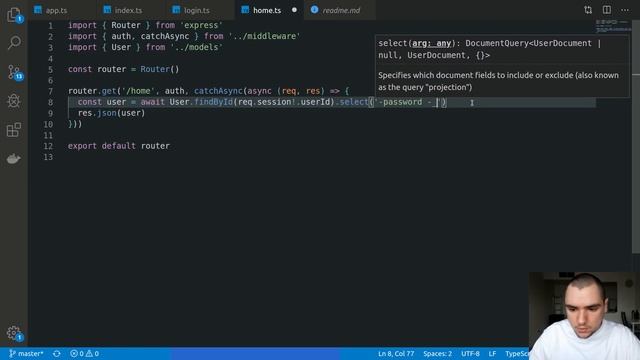 Authentication in Node.js - #8 Protected Fields in Mongoose смотреть онлайн