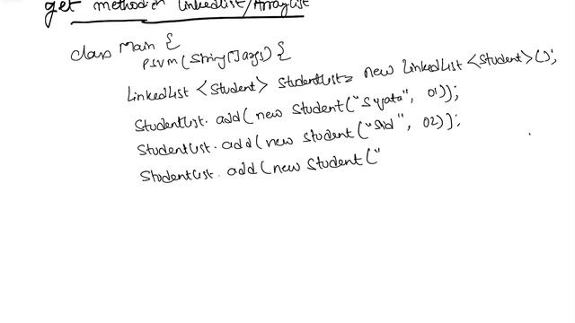 #12 Get method in LinkedList or ArrayList || Data structure смотреть онлайн