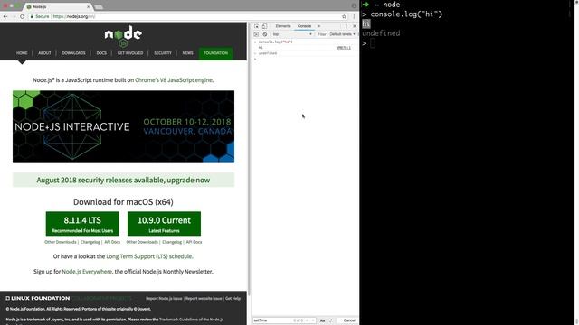 Differences Between JavaScript & Node.js смотреть онлайн