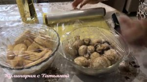 Грибы шампиньоны с картошкой в духовке